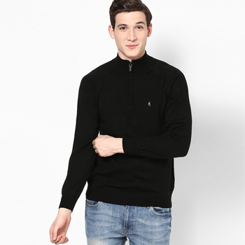Black High Neck Sweater
